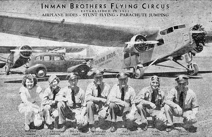 ata inman flying circus 1930s 